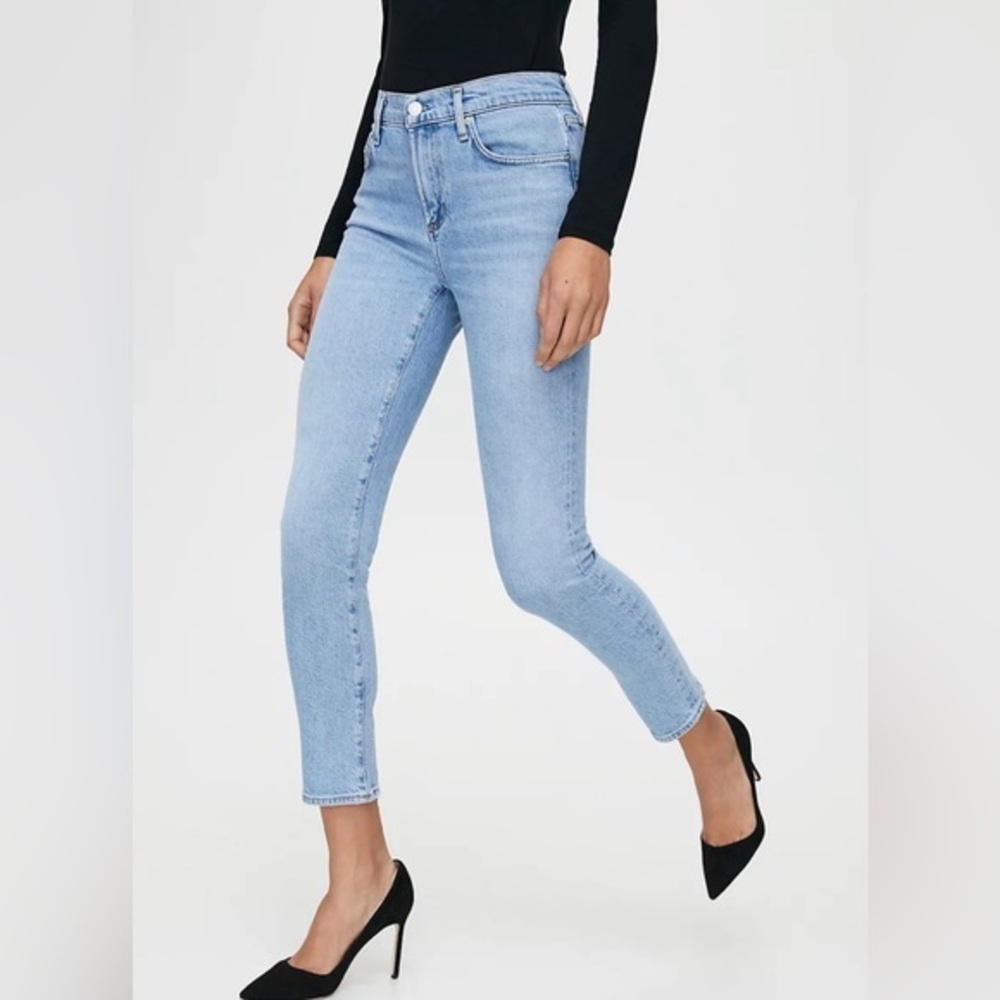 Agolde Toni Mid Rise Light Wash Jeans 29
